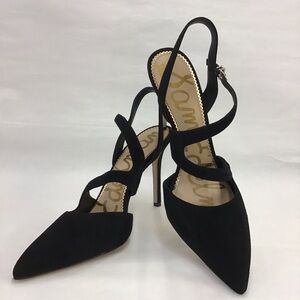 Sam Edelman Strappy Hollyn Slingback Pumps Black Size:9.5